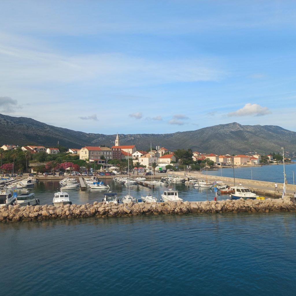 Korcula, vaade hotelli aknast